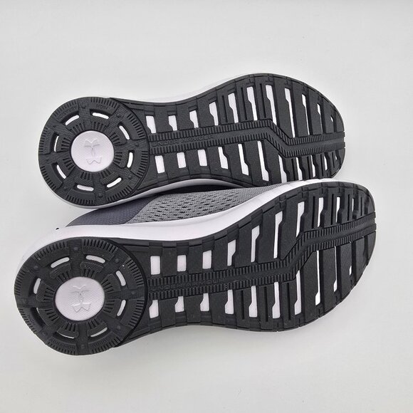 Under Armour Youth Mesh Running Shoes Gray Green Lightweight Breathable - Picture 5 of 8